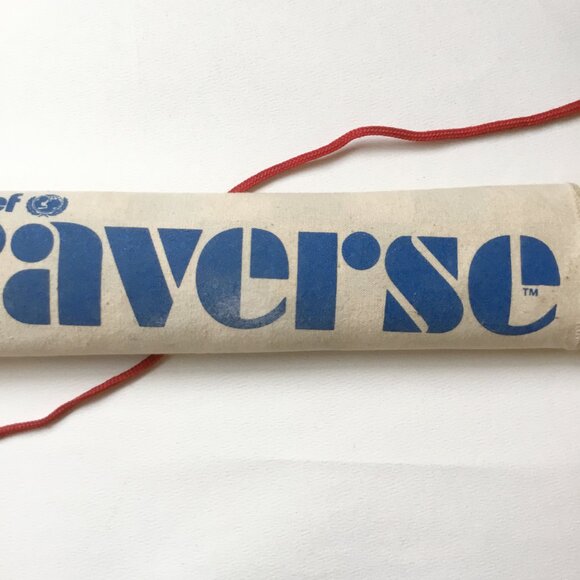 Vintage Traverse Unicef Canvas Packable Board Game Educational Insights 1992 - Picture 8 of 10